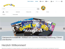 Tablet Screenshot of gameworld.de